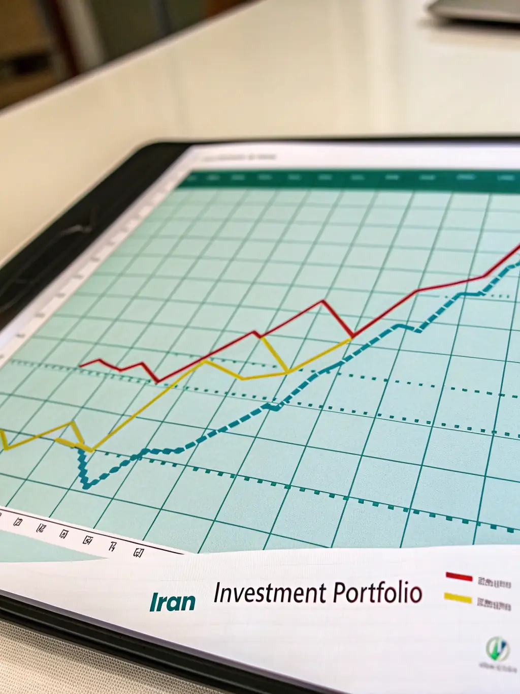 A graph showing consistent growth of an investment portfolio over a 10-year period, demonstrating the power of long-term strategic investing.